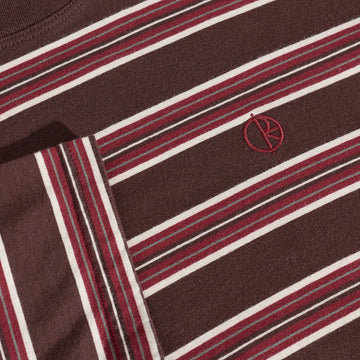 Polar Stripe T-Shirt - Brown/Red