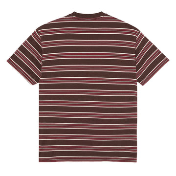 Polar Stripe T-Shirt - Brown/Red