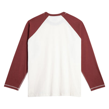 Polar Stevie Long Sleeve T-Shirt - Ivory/Wine