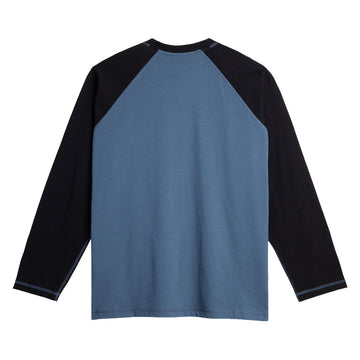 Polar Stevie Long Sleeve T-Shirt - Grey Blue/Black