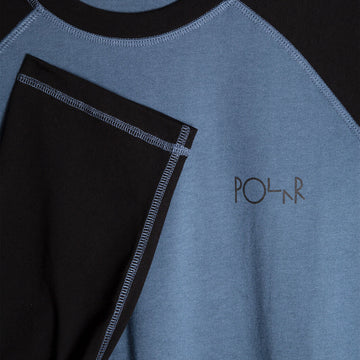 Polar Stevie Long Sleeve T-Shirt - Grey Blue/Black