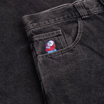 Polar Big Boy OG Logo Jeans - Silver Black