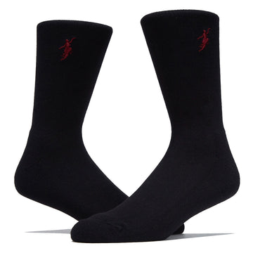 Polar No Complies Forever Business Socks - Black/Redcurrant