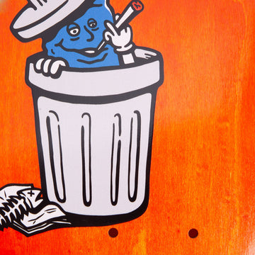 Polar Emile Laurent Trash Can Eyeball Shape Skateboard Complete - 8.85