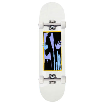 Polar Aaron Herrington Hands Off Short Skateboard Complete - White - 8.125