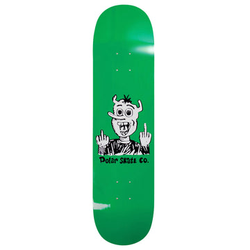 Polar Team Up Yours! Short Skateboard Deck - Hunter Green - 8.25