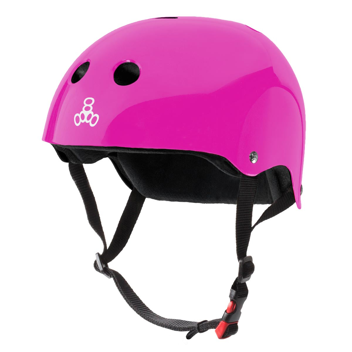 Triple Eight Certified Sweatsaver Helmet - Pink Gloss image 1