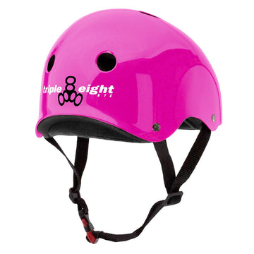 Triple Eight Certified Sweatsaver Helmet - Pink Gloss