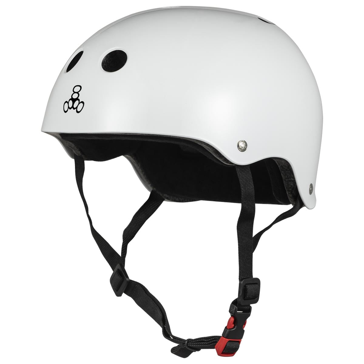 Triple Eight Certified Sweatsaver Helmet - White Glossy image 1