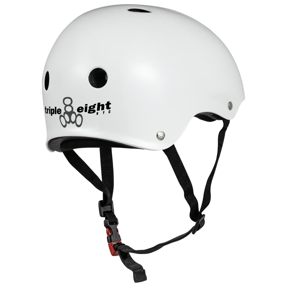 Triple Eight Certified Sweatsaver Helmet - White Glossy image 2