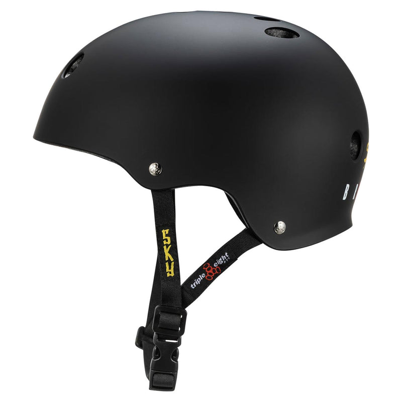 Triple Eight Certified Sweatsaver Sky Brown Helmet - Black