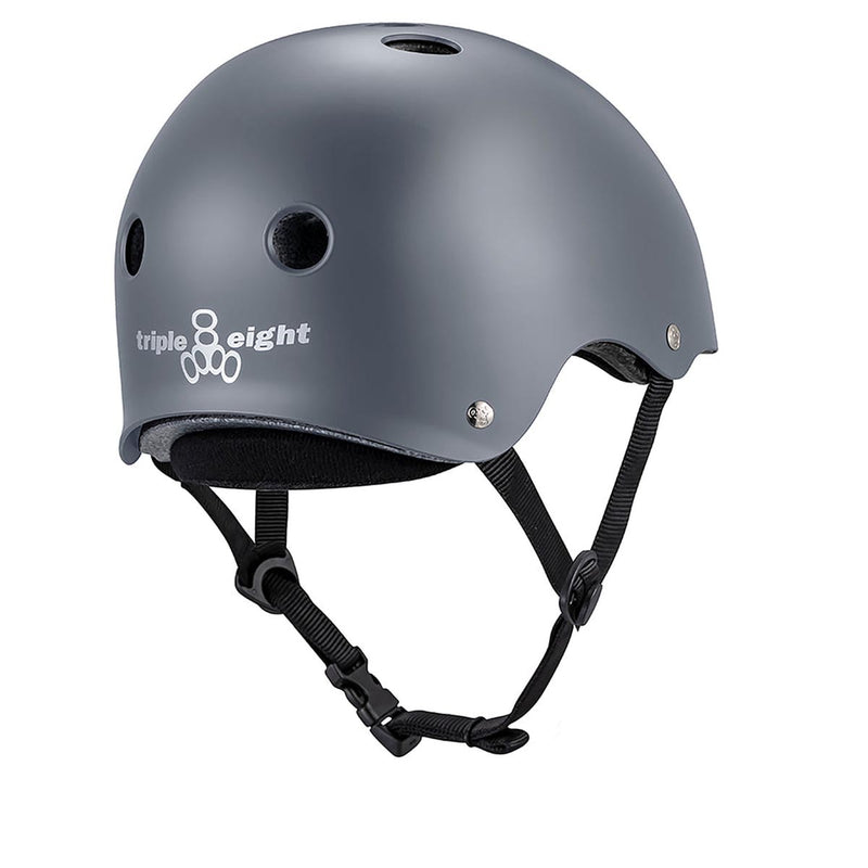 Triple Eight Deep Cover Helmet - Gray Matte