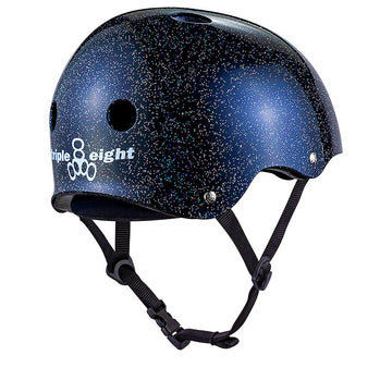 Triple Eight Deep Cover Helmet - Black Glitter