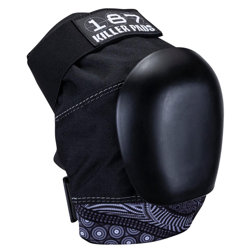 187 Pro Knee Keegan Palmer Pads - Black/White
