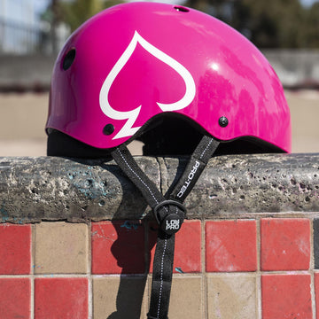 Pro-Tec Low Pro Helmet - Pink Glossy