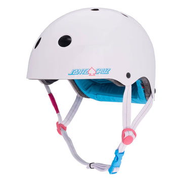 Pro-Tec x Santa Cruz Signature Edition Low Pro Helmet - White Gloss