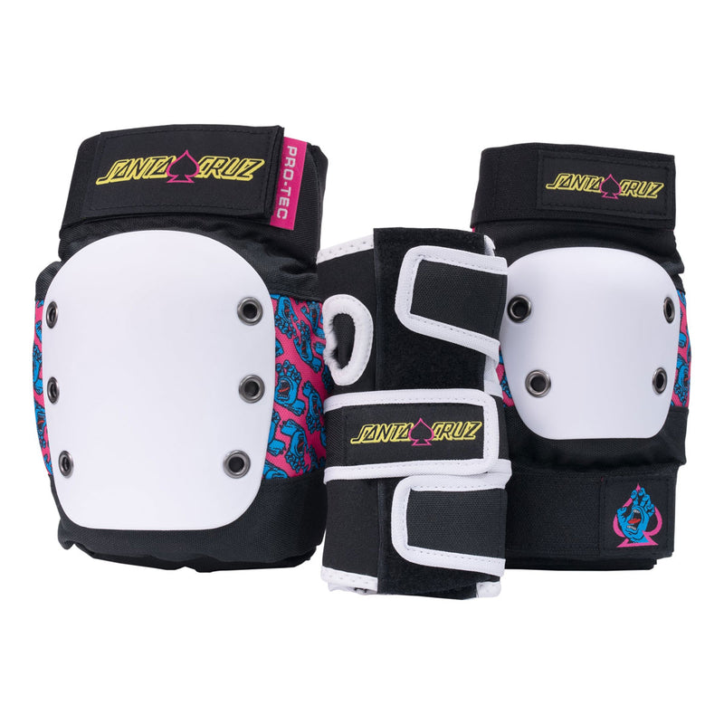 Pro-Tec x Santa Cruz Signature Edition Street JR 3 Pack Of Pads - Black