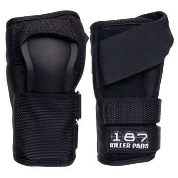 187 Pro Wrist Guard Pads - Black/Black