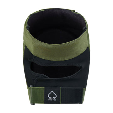 Pro-Tec Street Adult 3 Pack Open Back Set Of Pads - Army Green