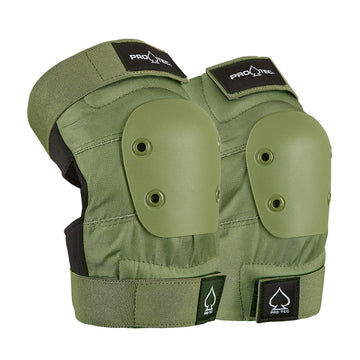 Pro-Tec Street Adult 3 Pack Open Back Set Of Pads - Army Green