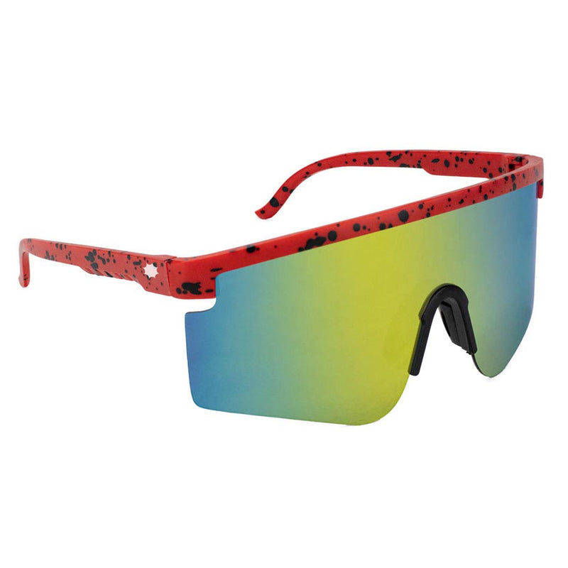 Glassy Mojave Polarized Sunglasses - Red/Yellow Mirror