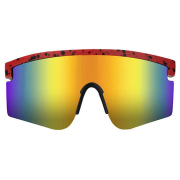 Glassy Mojave Polarized Sunglasses - Red/Yellow Mirror