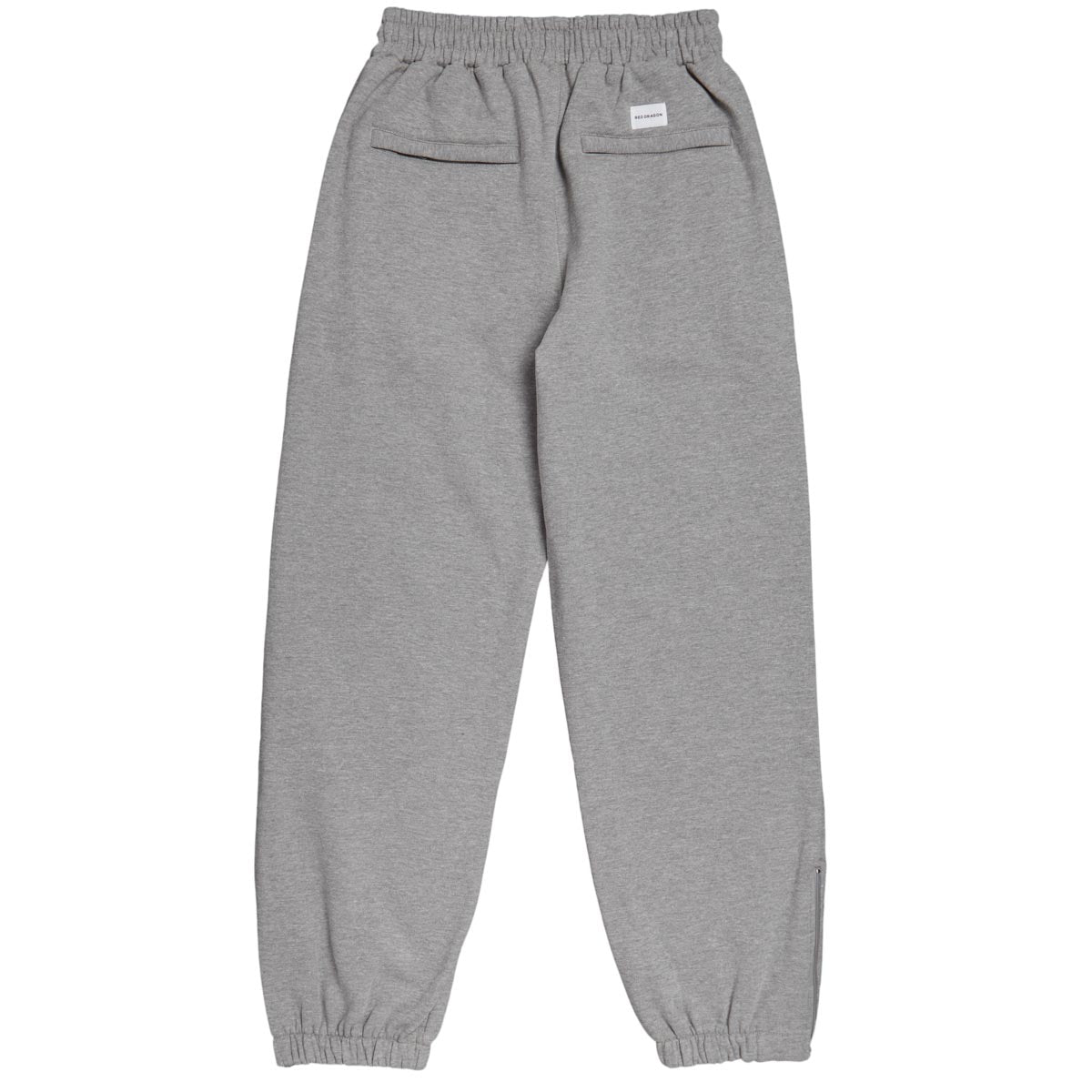 RDS Twill Monogram Sweat Pants - Athletic Heather/Red image 2
