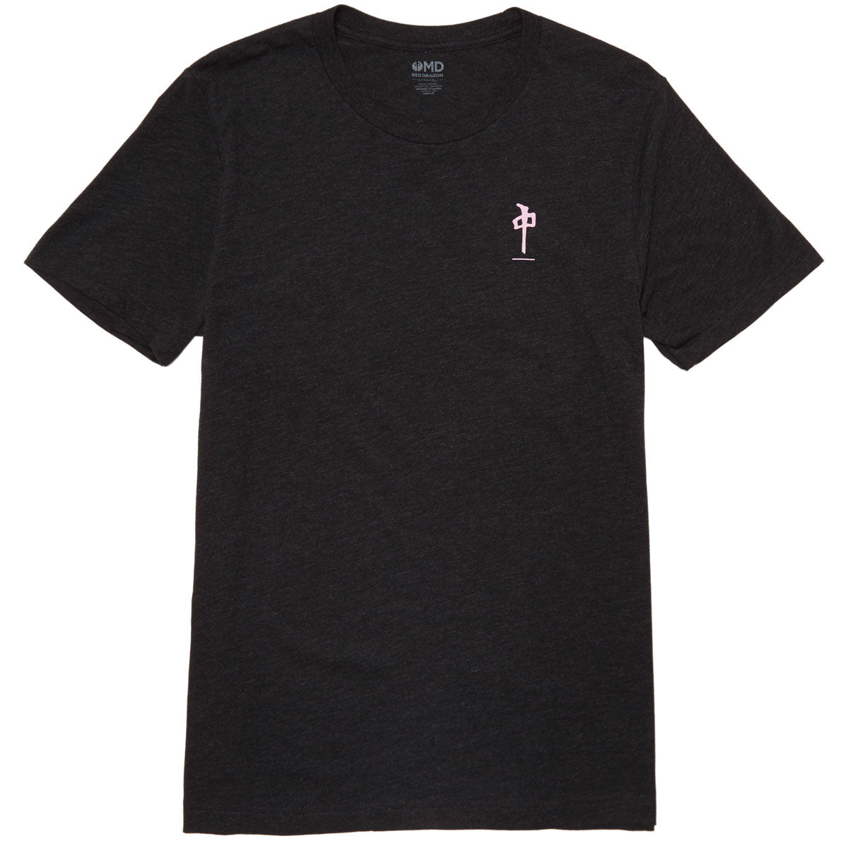 RDS Triblend Underline Chung T-Shirt - Vintage Black/Pink image 1
