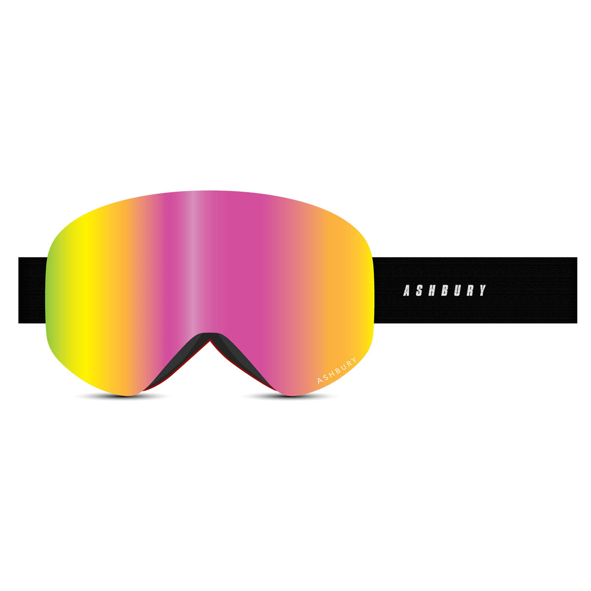 Ashbury Sonic Sensor Snowboard Goggles - Pink Mirror/Yellow Spare image 1