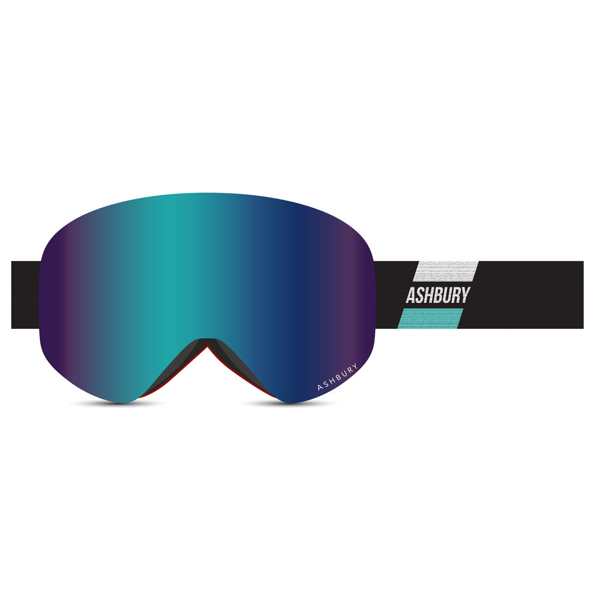Ashbury Sonic Merlin Snowboard Goggles - Teal Mirror/Yellow Spare image 1
