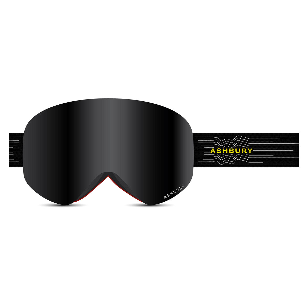 Ashbury Sonic Siesemic Snowboard Goggles - Dark Smoke/Yellow Spare image 1