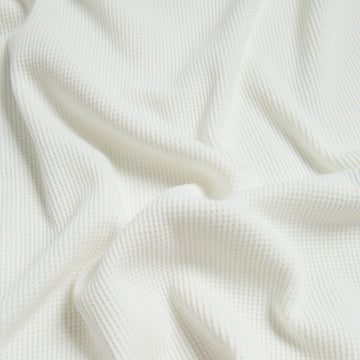April Thermal Long Sleeve Embroidered Shirt - White