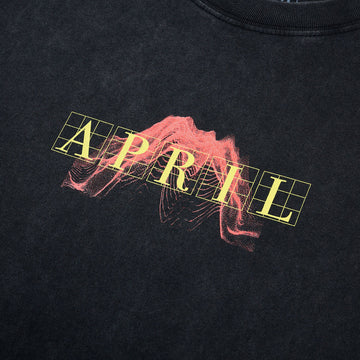 April Gridlock T-Shirt - Vintage Black