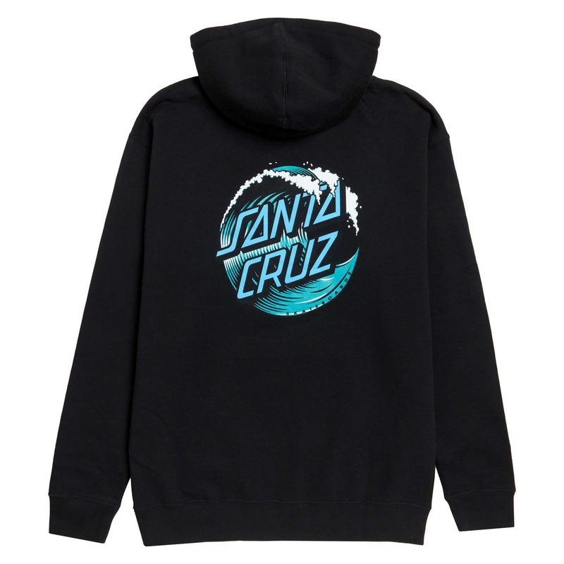 Santa Cruz Wave Dot Hoodie - Black