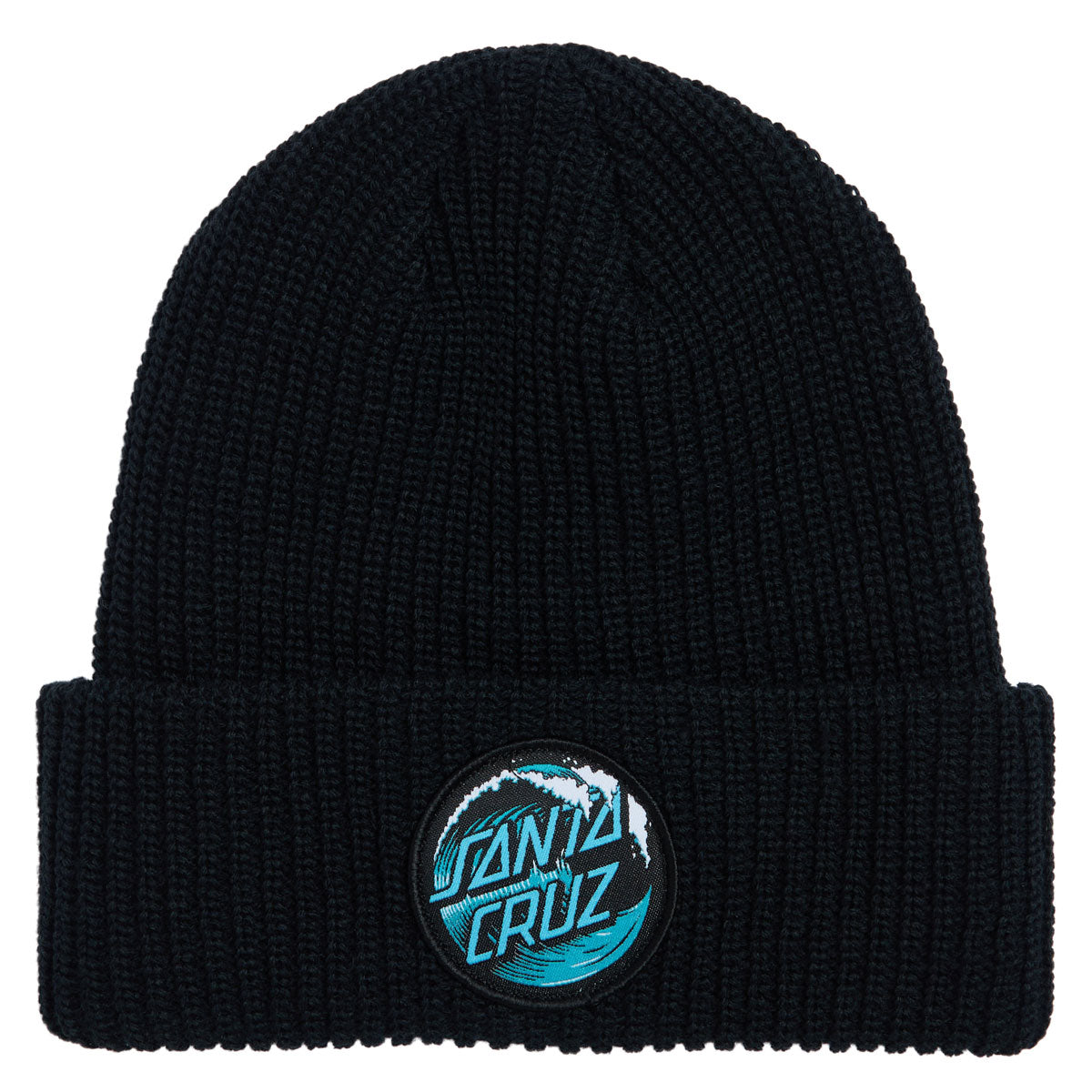 Santa Cruz Wave Dot Beanie - Black image 1