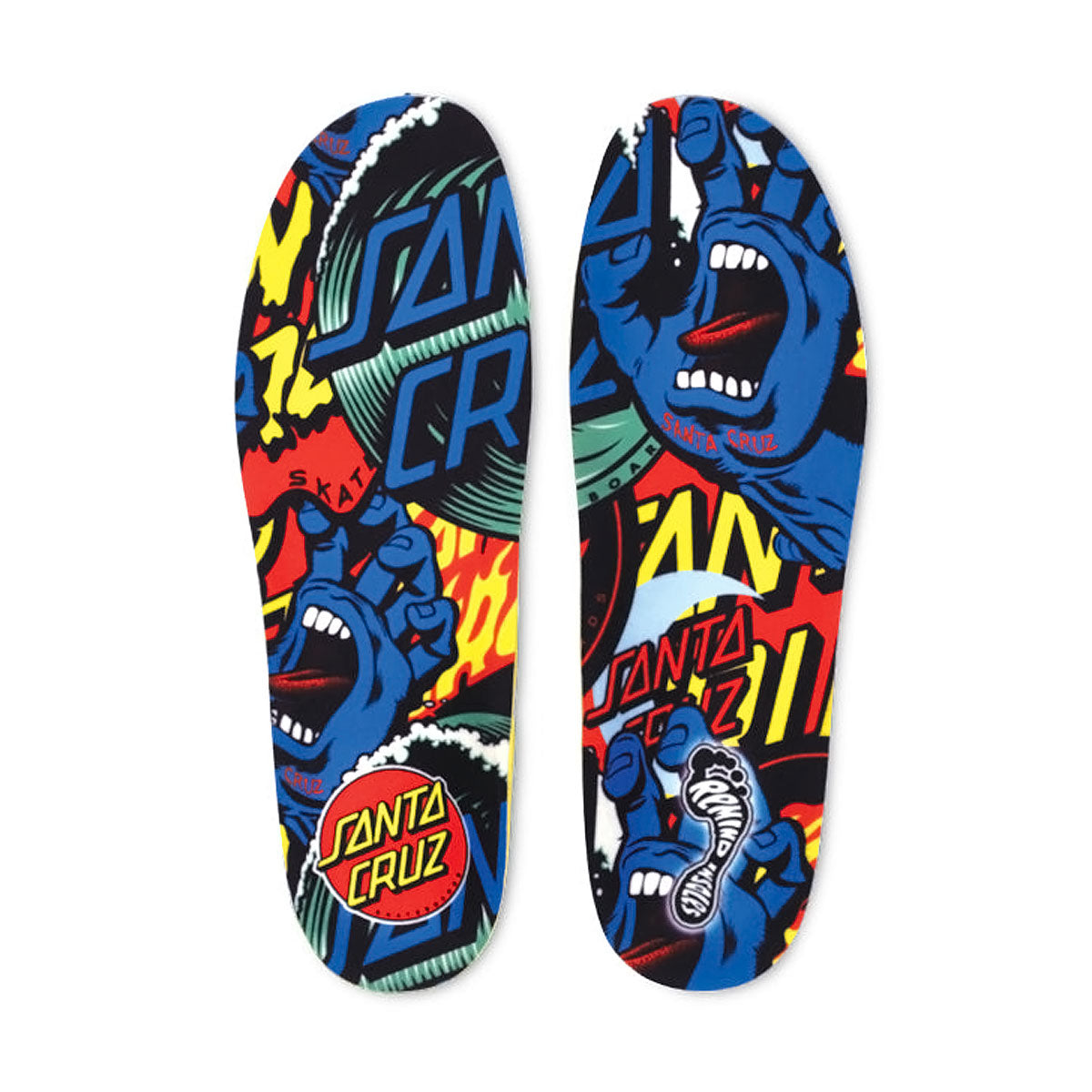 Remind x Santa Cruz Screaming Hand Destin Impat 5.5MM Low All Arch Shoe Insole