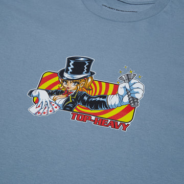 Top Heavy Sleight of Hand T-Shirt - Slate