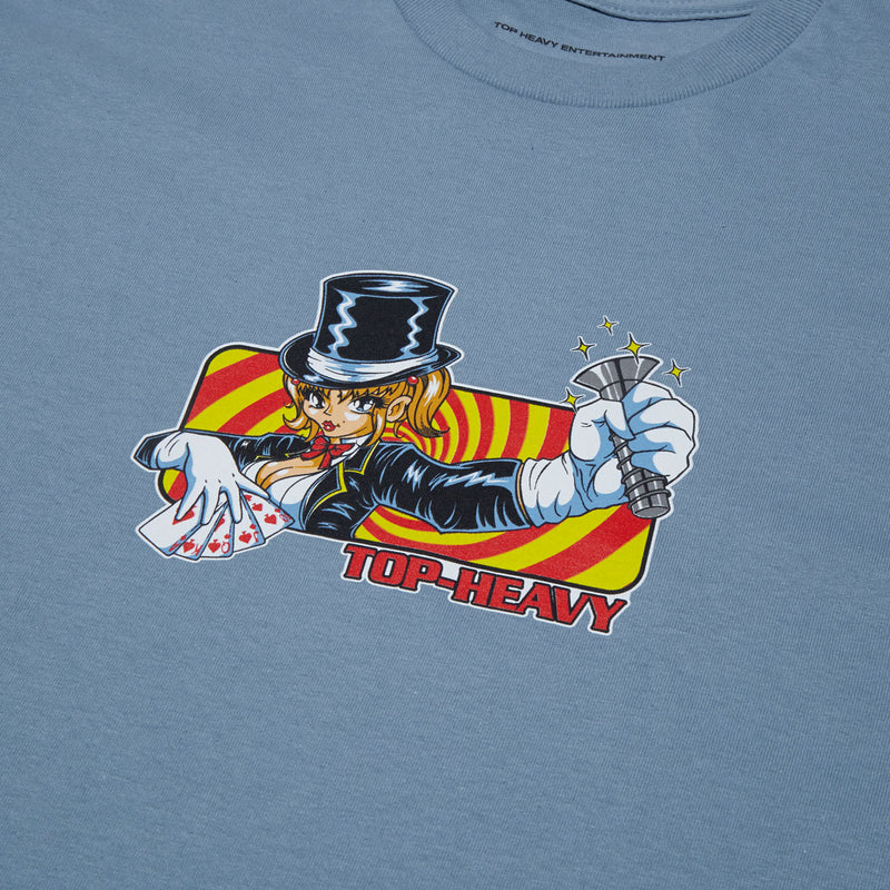 Top Heavy Sleight of Hand T-Shirt - Slate