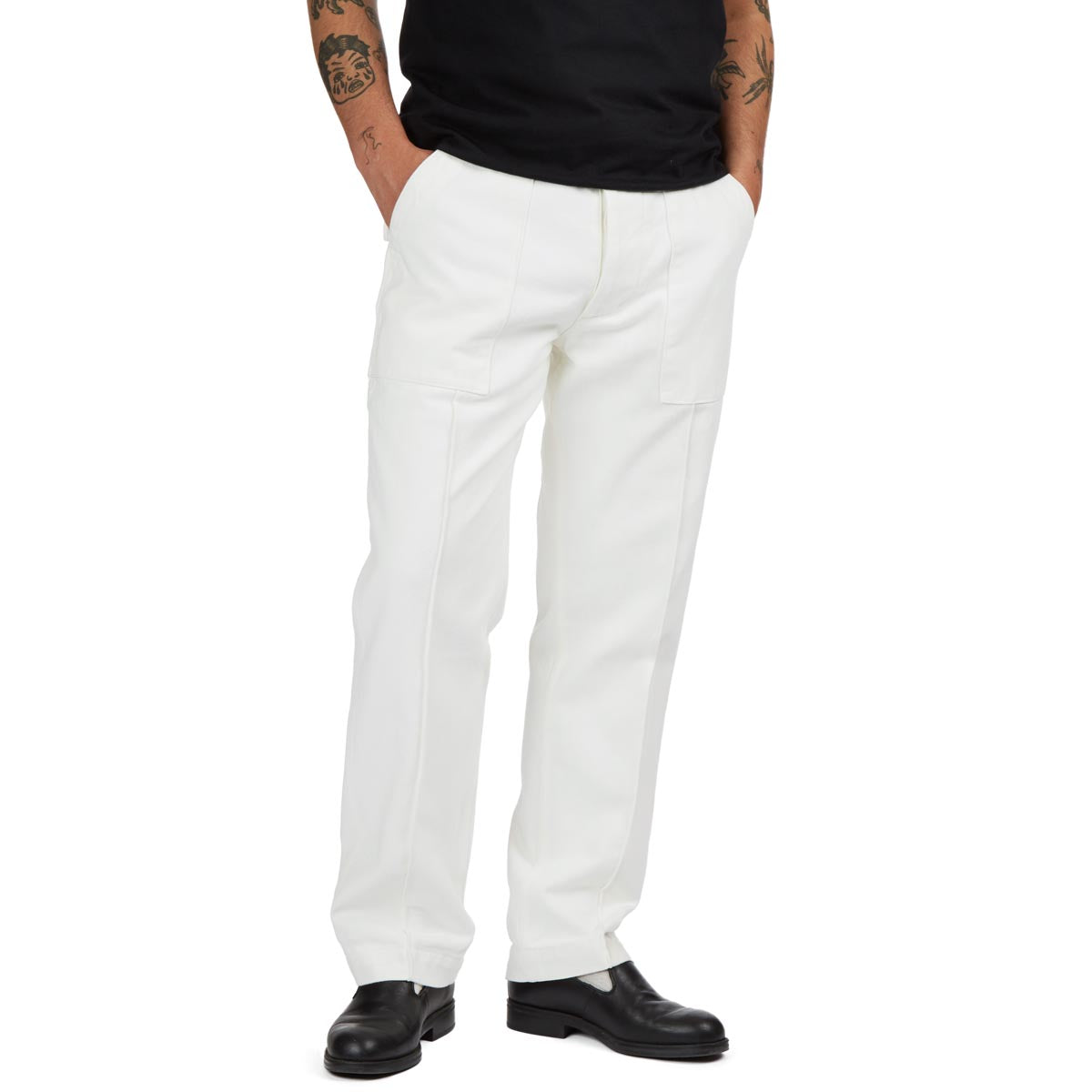 CCS French Surplus Chore Pants - White