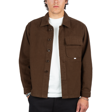 CCS French Cropped Chore Jacket - Brown