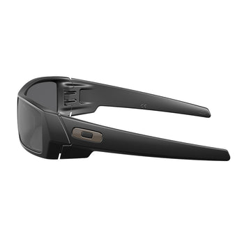 Oakley Gascan Sunglasses - Matte Black/Black Iridium Polarized Lens