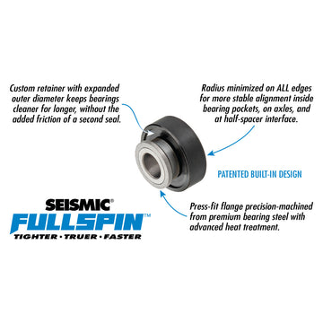 Seismic Fullspin 7-Ball Ceramic Pro Spec Bearings
