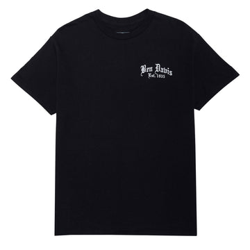Ben Davis Paisley Logo T-Shirt - Black
