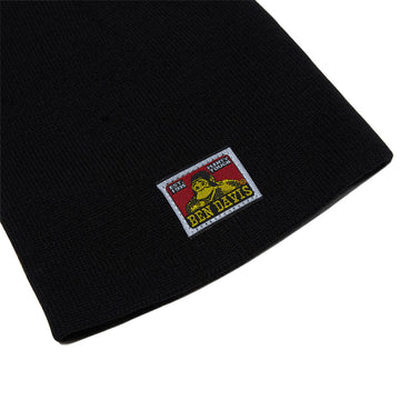 Ben Davis Skull Beanie - Black