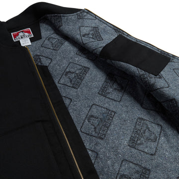 Ben Davis Lined Vest Jacket - Black