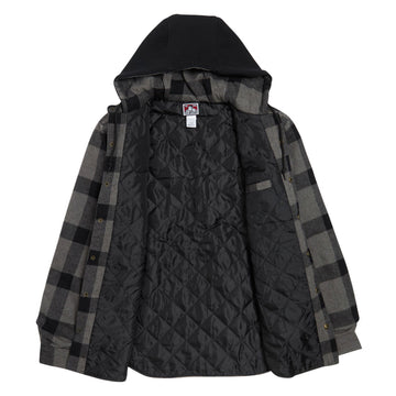 Ben Davis Flannel Jacket - Black/Grey