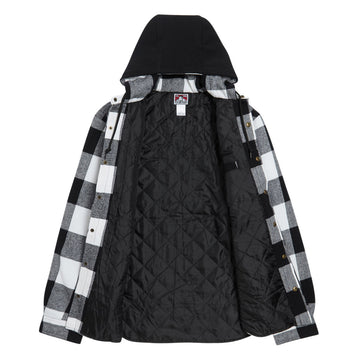 Ben Davis Flannel Jacket - Black/White