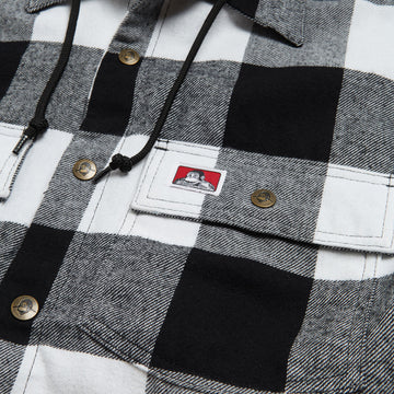Ben Davis Flannel Jacket - Black/White