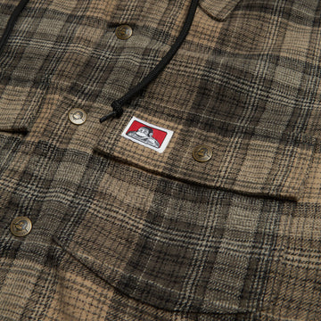 Ben Davis Flannel Jacket - Khaki