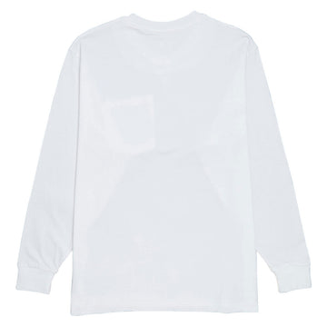 Ben Davis Heavy Duty Long Sleeve Pocket T-Shirt - White